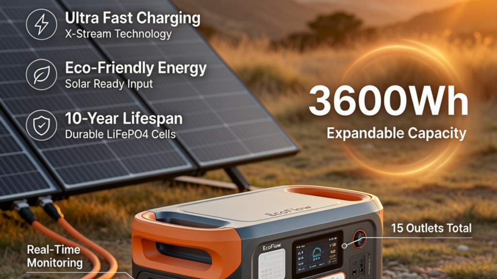 EcoFlow DELTA 3 Ultra Plus best price portable power station deal 2026